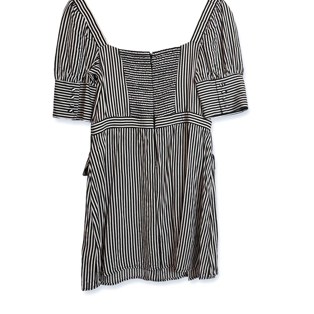 3 FOR $35! ๐ฆ UO Ali & Jay All Aboard Striped Puff Sleeve Mini Dress Sz. S - Picture 3 of 5